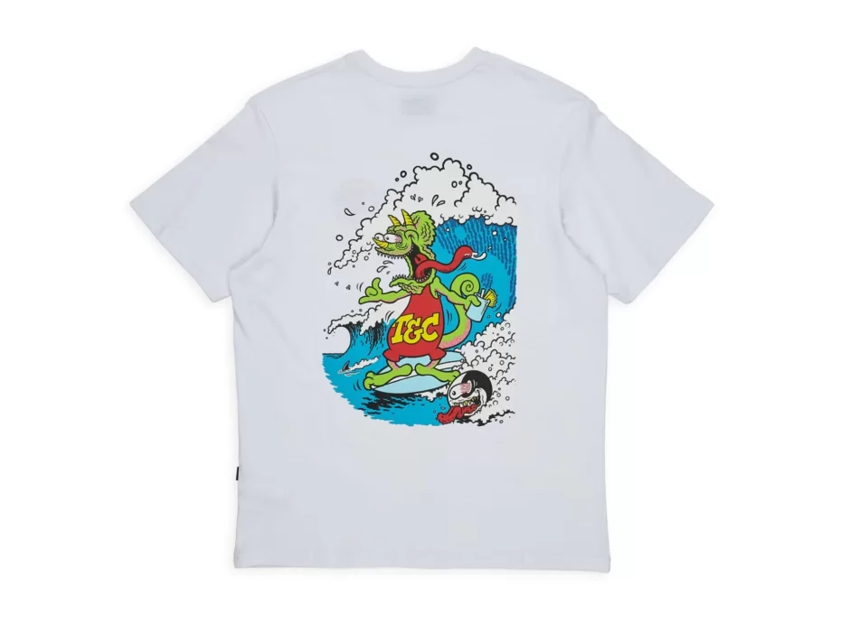 T&C SURF DESIGNS JON FINK SCENE S/S TEE WHITE