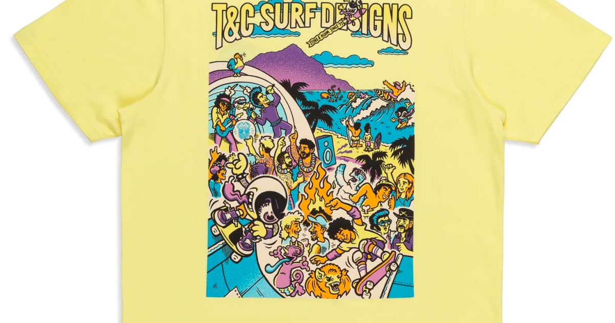 Town & Country Surf Designs Jon Scene T-shirt - Surf Shop online