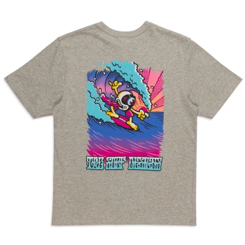 T&C SURF DESIGNS JON SERIES S/S TEE GRAY HEATHER
