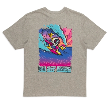 T&C SURF DESIGNS JON SERIES S/S TEE GRAY HEATHER