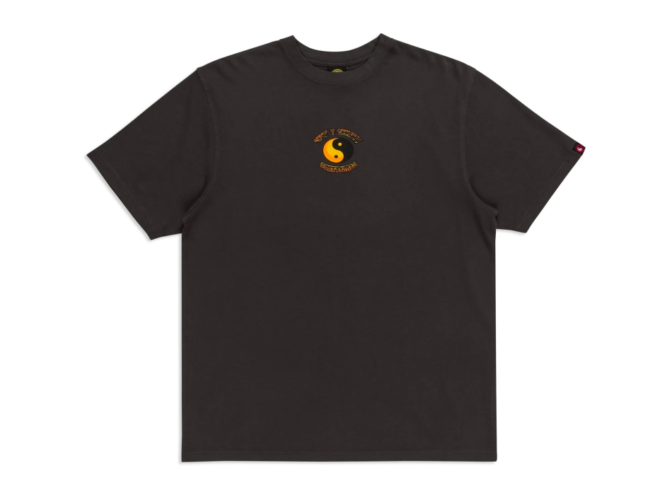 T&C SURF DESIGNS JON WINGS TEE WASHED BLACK