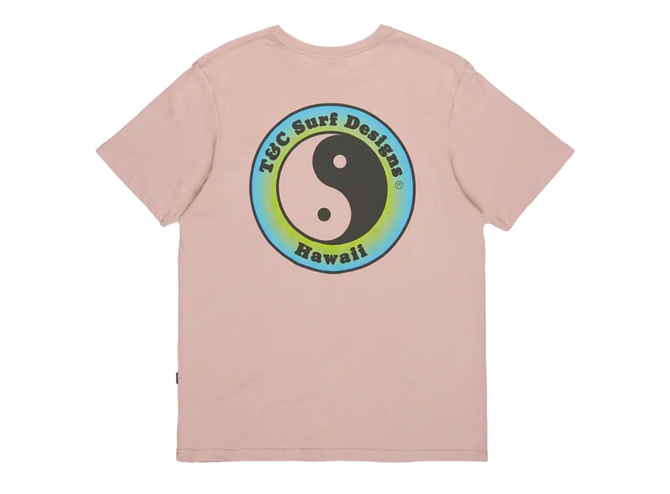 T&C SURF DESIGNS YY LOGO S/S TEE DAWN MAUVE