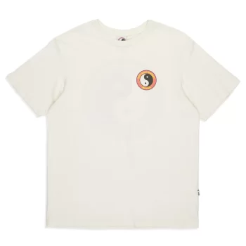 T&C SURF DESIGNS YY LOGO S/S TEE OFF WHITE