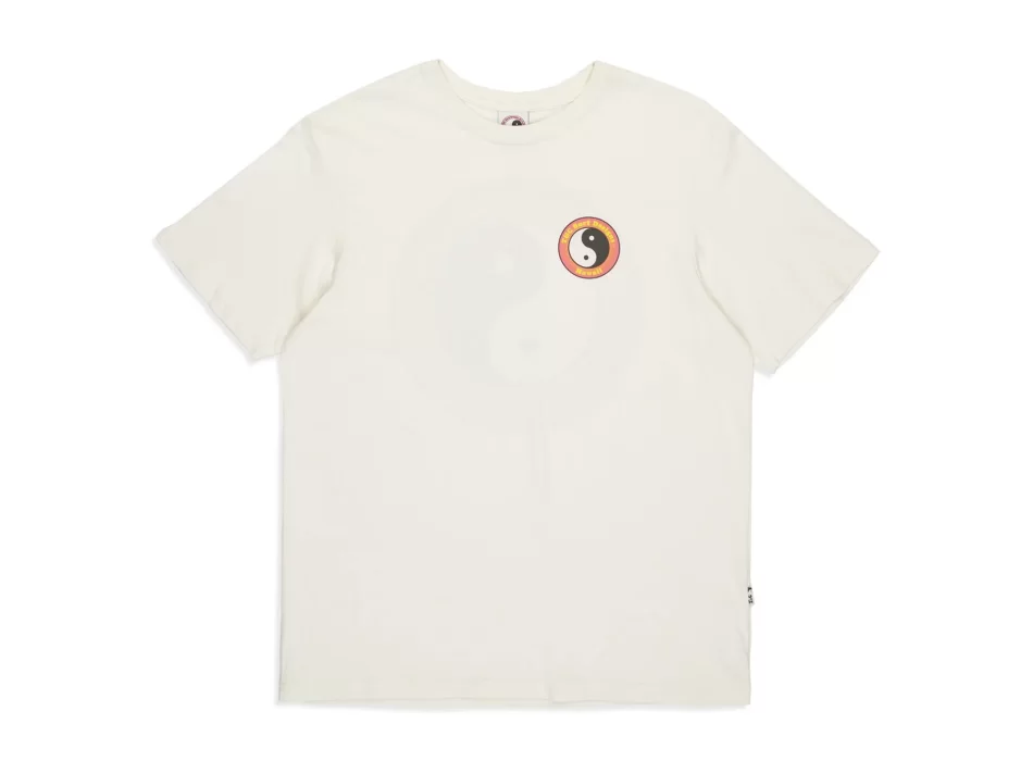 T&C SURF DESIGNS YY LOGO S/S TEE OFF WHITE