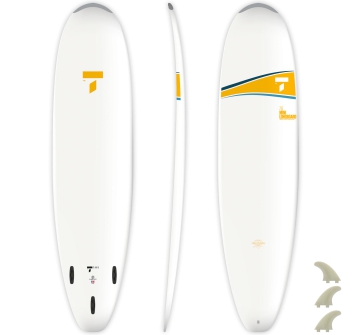TAHE 7'6 MINI LONGBOARD DURA-TEC SURFBOARD