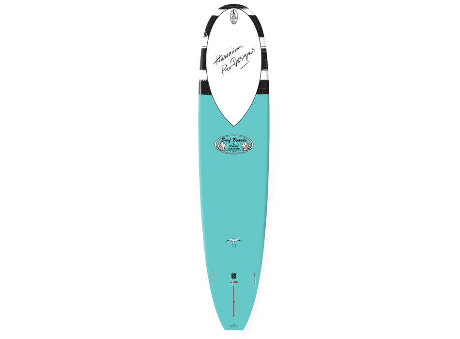 TAKAYAMA 8'6" IN THE PINK TUFLITE V-TECH FCSII LONGBOARD