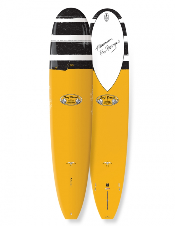 TAKAYAMA 9'3" IN THE PINK TUFLITE V-TECH LONGBOARD