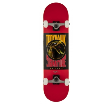 TONY HAWK SKATEBOARD BIRD LOGO RED 8.0"