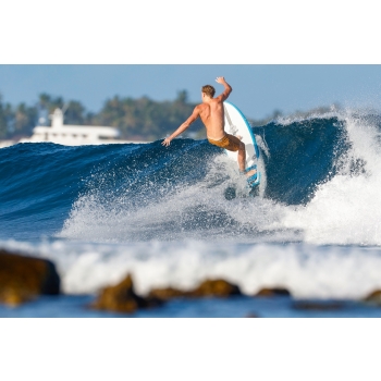 TORQ 5'10" POD MOD X-LITE 3.0 GRAPHITE RAIL PINLINE FUTURES