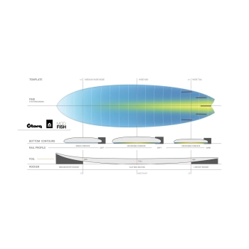 TORQ TET 5'11" - 7'2" FISH POP CORAL