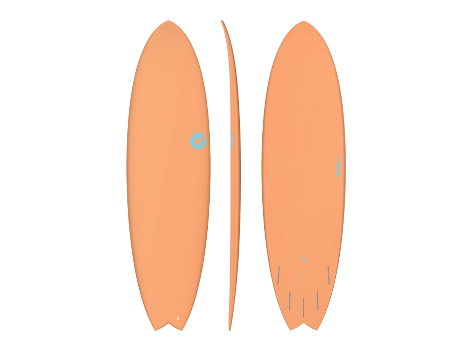 TORQ TET 5'11" - 7'2" FISH POP CORAL