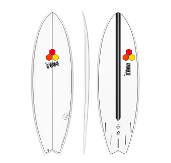 TORQ 5'6"-6'6" POD MOD X-LITE AL MERRICK WHITE PINLINE EPOXY