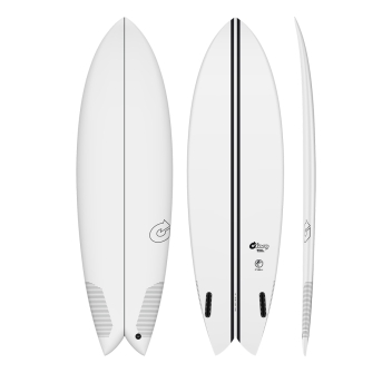 TORQ TEC2 6'10" FISH TWIN FIN