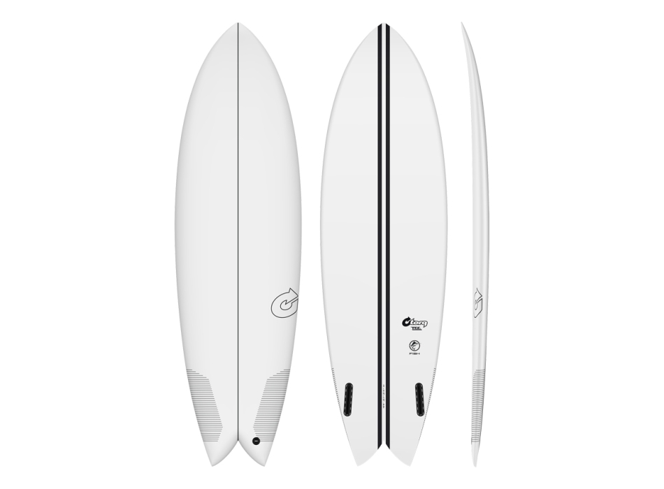 TORQ TEC2 6'10" FISH TWIN FIN