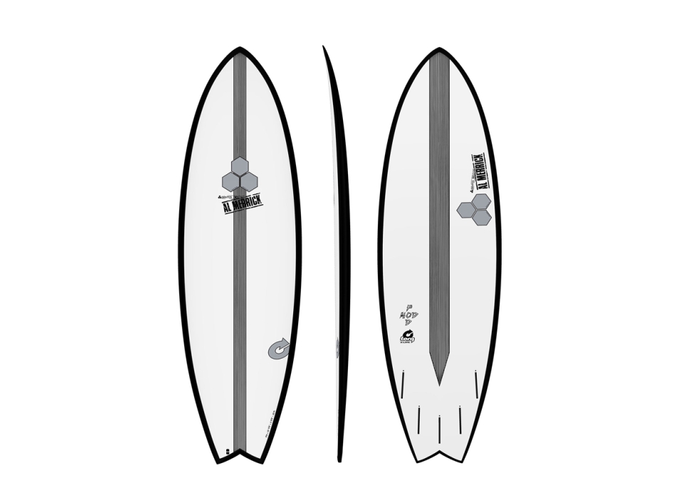 TORQ POD MOD AL MERRICK BLACK RAIL 5'6"-6'6" EPOXY