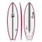 TORQ 5'6"-6'6" POD MOD X-LITE AL MERRICK RED PINLINE EPOXY