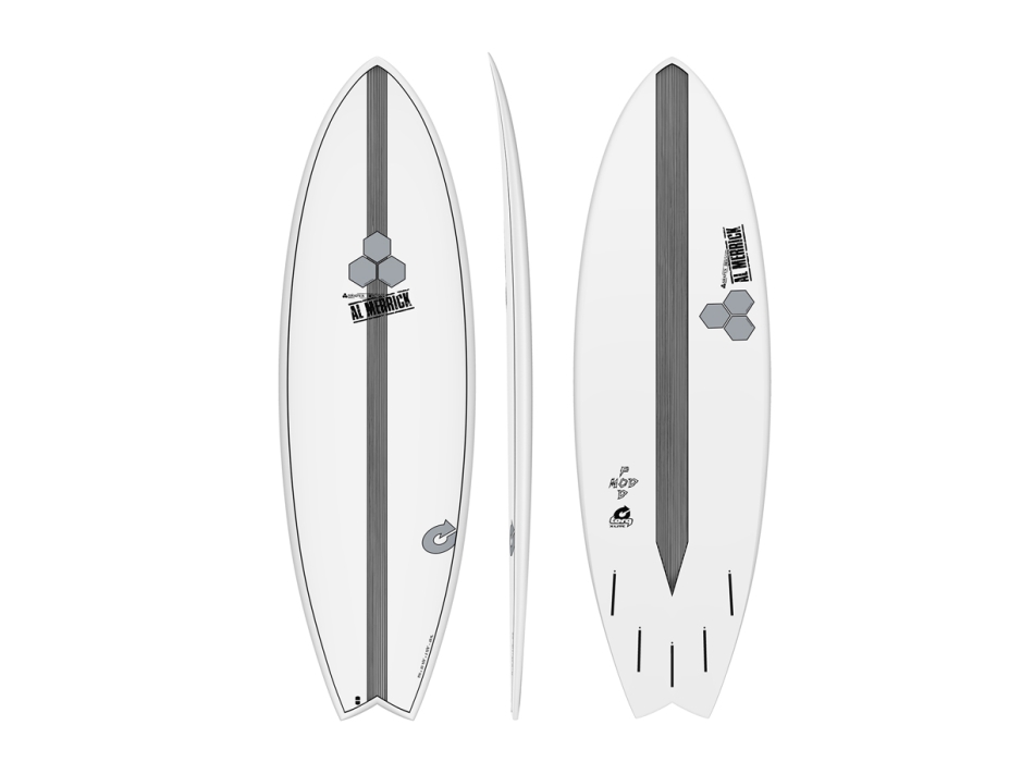 TORQ POD MOD X-LITE AL MERRICK WHITE PINLINE 5'6"-6'6" EPOXY