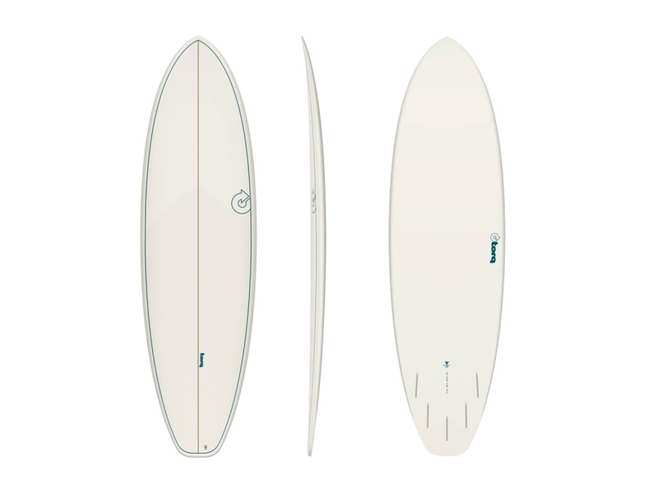 TORQ TET 7'2" BIGBOY 23 WHITE PINLINE 5 FINS