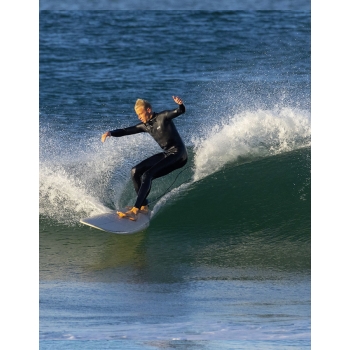 TORQ TET 8'6" LONGBOARD PINLINE DENIM BLUE