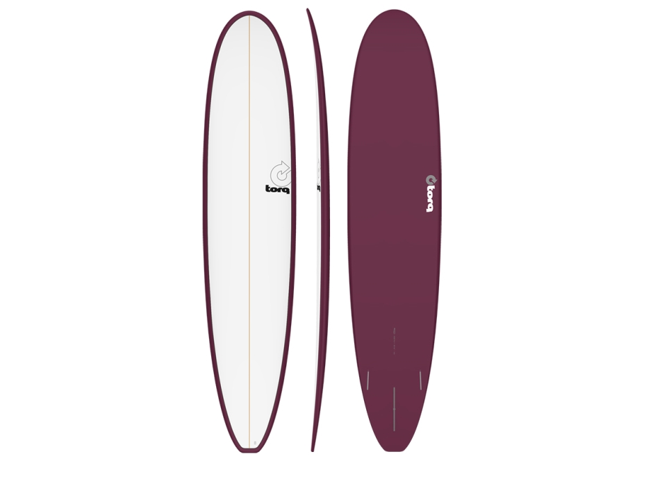 TORQ TET 9'0" LONG WHITE PINLINE SEAGREEN