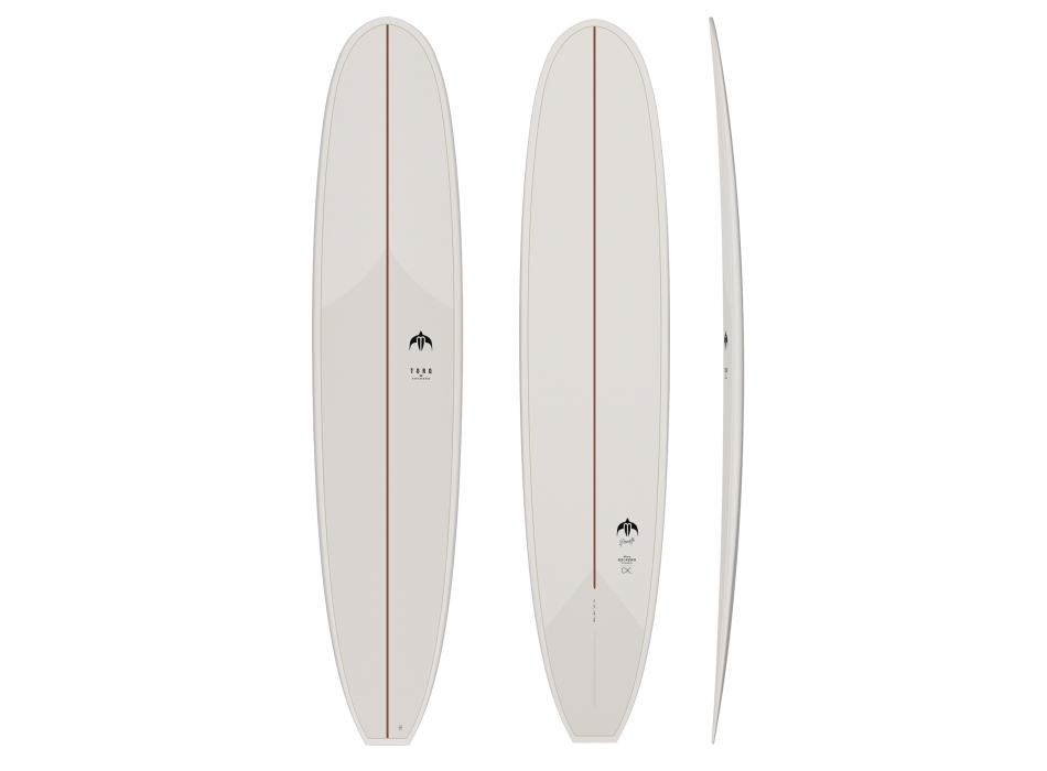TORQ TET 9'2" DELPERO CLASSIC SINGLE FIN LONGBOARD BY MINVIELLE CREAM