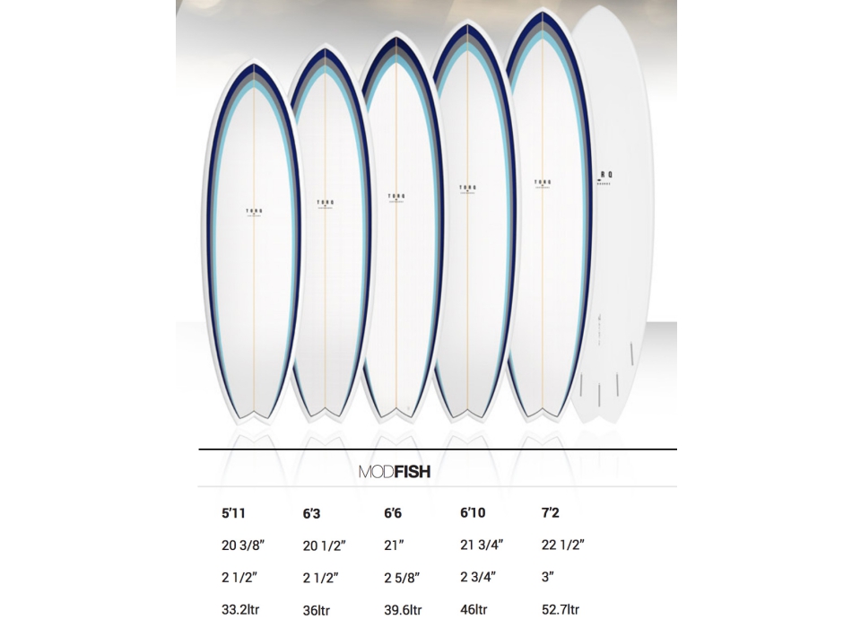 TORQ TET MOD FISH CLASSIC 5'11" - 7'2"