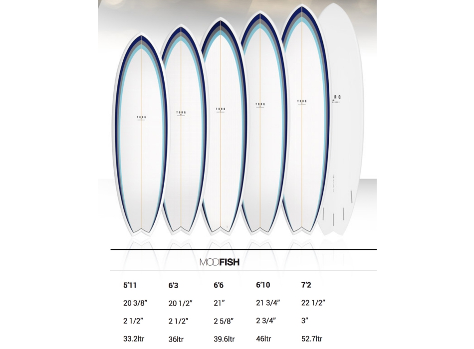 TORQ TET MOD FISH CLASSIC 5'11" - 7'2"