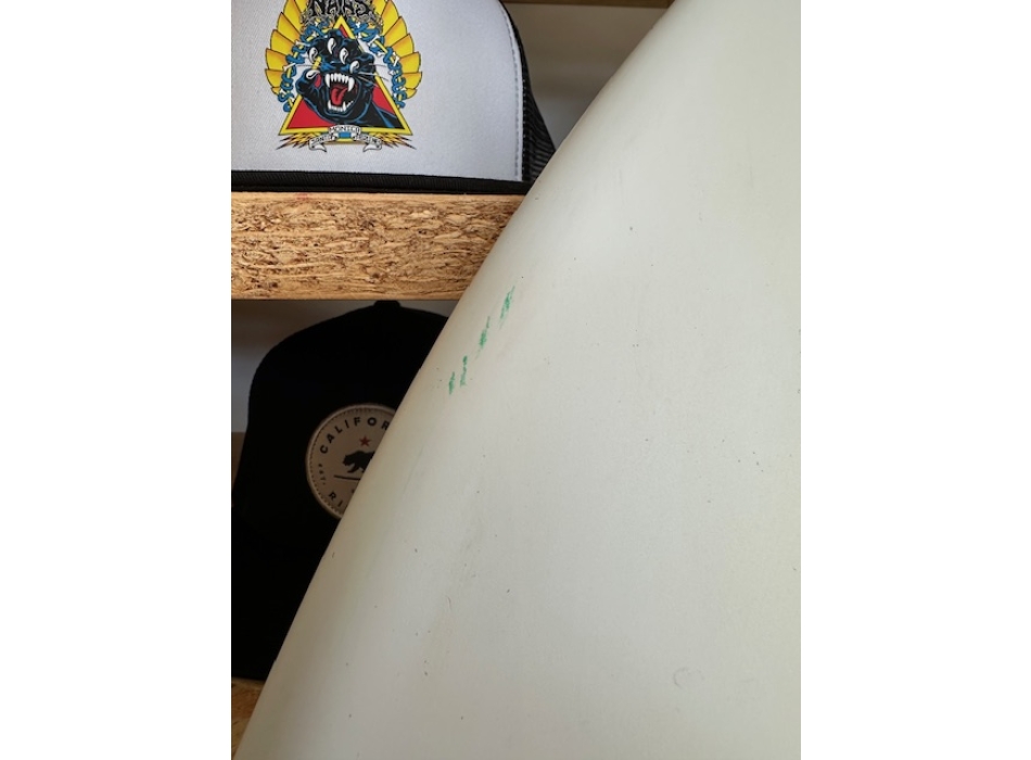 TORQ X-LITE POD MOD 5'10 AL MERRICK WHITE PINLINE EPOXY (SECOND HAND)