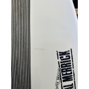 TORQ X-LITE POD MOD 5'10 AL MERRICK WHITE PINLINE EPOXY (SECOND HAND)