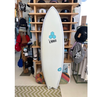 TORQ X-LITE POD MOD 5'10 AL MERRICK WHITE PINLINE EPOXY (SECOND HAND)