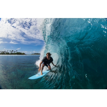 TORQ X-LITE 5'10" PODMOD AL MERRIK WHITE + PINLINE