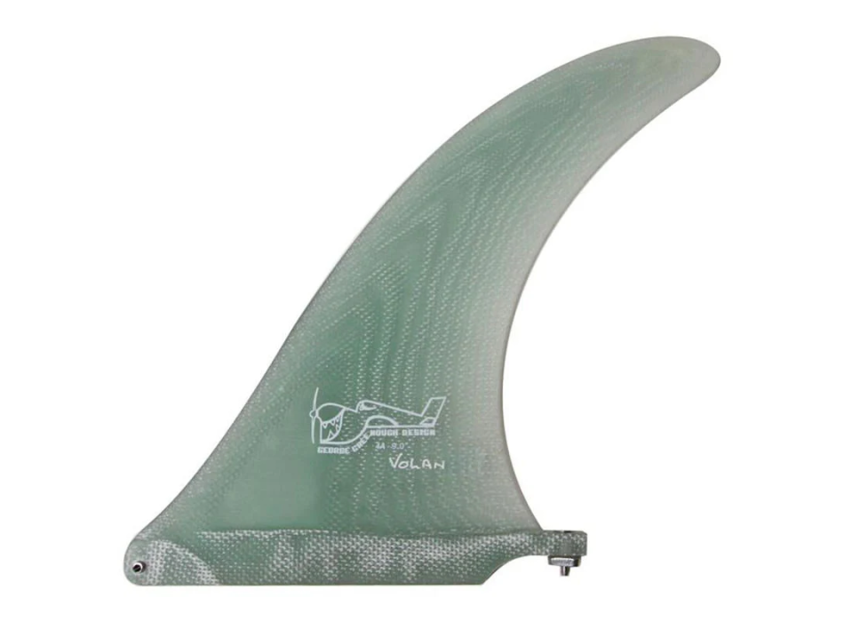 TRUE AMES 10” GREENOUGH 4-A SINGLE FIN FOR LONGBOARD VOLAN