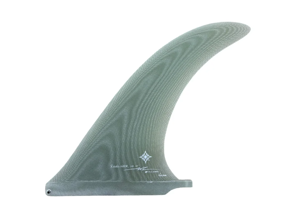 TRUE AMES 10” WAYNE RICH HIGHLINER (VOLAN) SINGLE FIN LONGBOARD