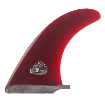 TRUE AMES 9.5” CALIFORNIA CLASSIC SINGLE FIN LONGBOARD RED