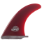 TRUE AMES 9.5” CALIFORNIA CLASSIC SINGLE FIN LONGBOARD RED