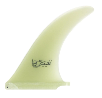 TRUE AMES 9” GREENOUGH 4-A SINGLE FIN FOR LONGBOARD CLEAR