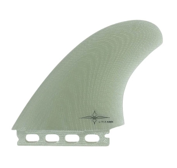 TRUE AMES RYAN BURCH TWIN FIN SET LARGE FUTURES COMPATIBLE (SOLID FIBERGLASS)