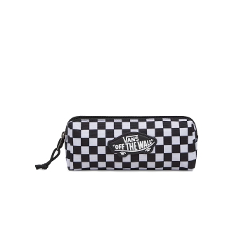 VANS OLD SKOOL PENCIL POUCH CHECK WHITE BLACK