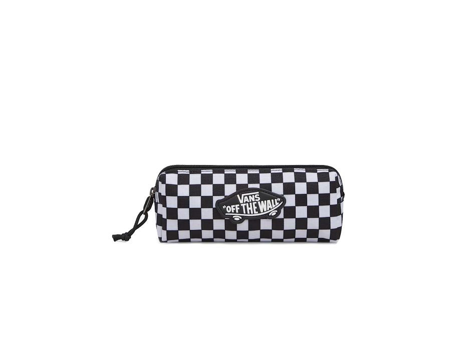VANS OLD SKOOL PENCIL POUCH CHECK WHITE BLACK