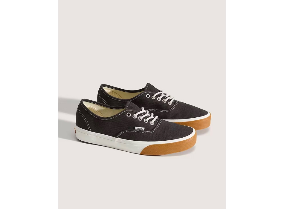 VANS AUTHENTIC GUM BUMPER SHOES BLACK