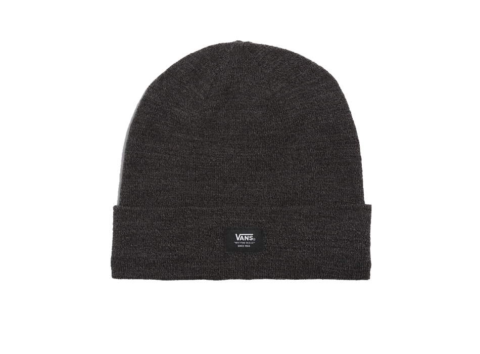 VANS MTE CUFF BEANIE BLACK HEATHER