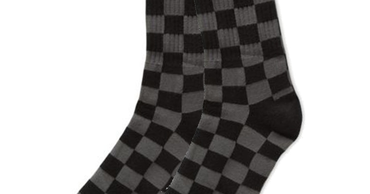 Charcoal sale checkerboard vans