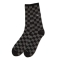 VANS CHECKERBOARD CREW SOCKS BLACK CHARCOAL