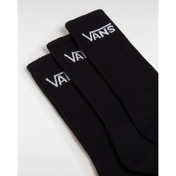 VANS CLASSIC CREW SOCKS 3 PAIRS BLACK