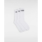 VANS CLASSIC CREW SOCKS 3 PAIRS WHITE