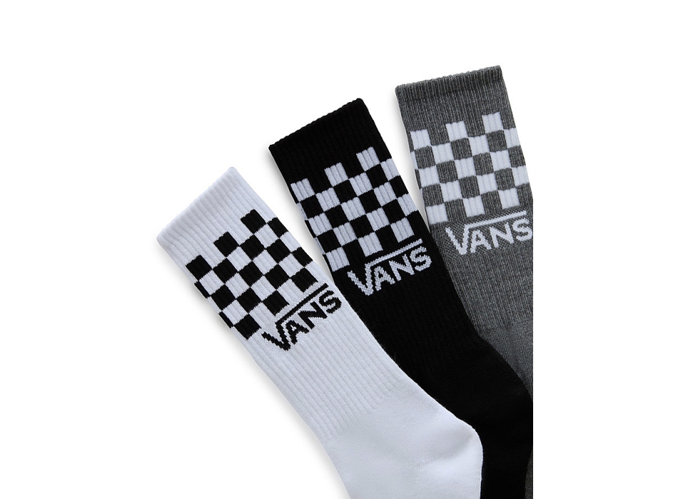 VANS CLASSIC CHECK CREW SOCKS (3 PAIRS)