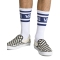 VANS DROP V CREW SOCKS BLUE DEPTHS