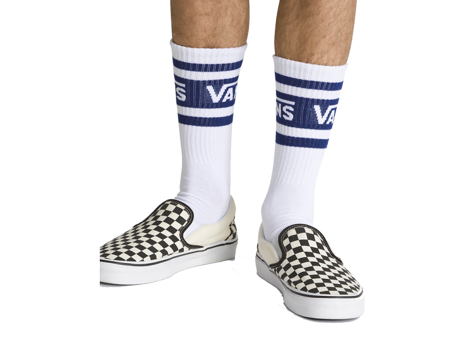 VANS DROP V CREW SOCKS BLUE DEPTHS