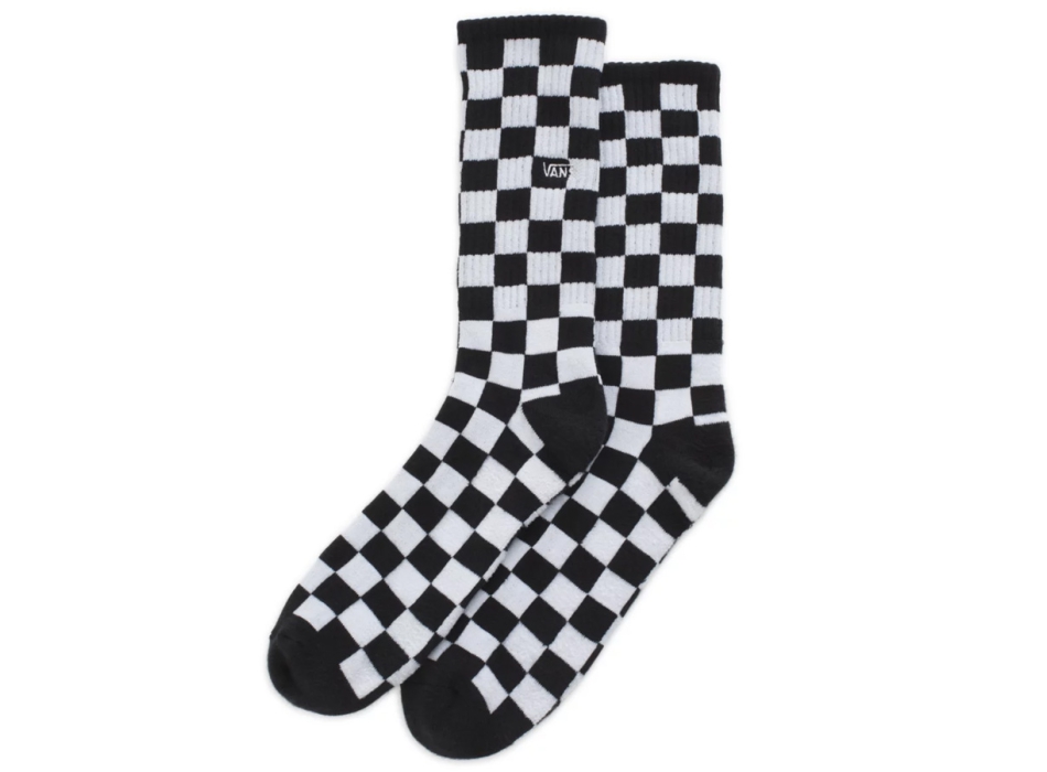 VANS CHECKERBOARD CREW II SOCKS BLACK