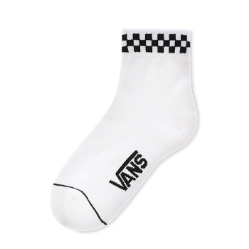 VANS PEEK-A-CHECK CREW SOCKS WHITE